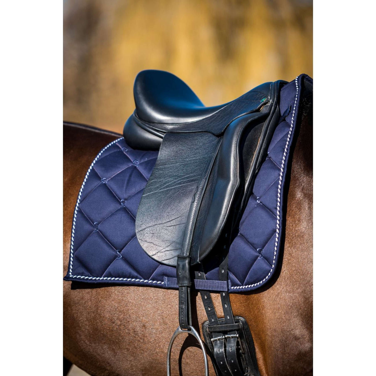 HB Showtime Saddlepad Crown Dressage Navy