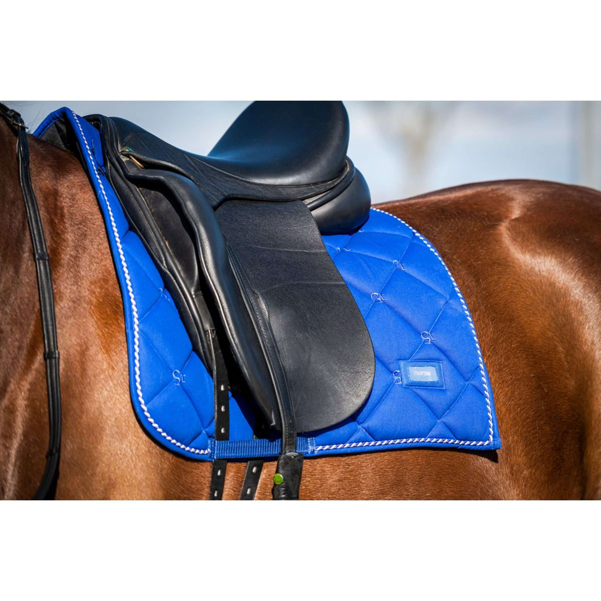 HB Showtime Saddlepad Crown Dressage Royal Blue