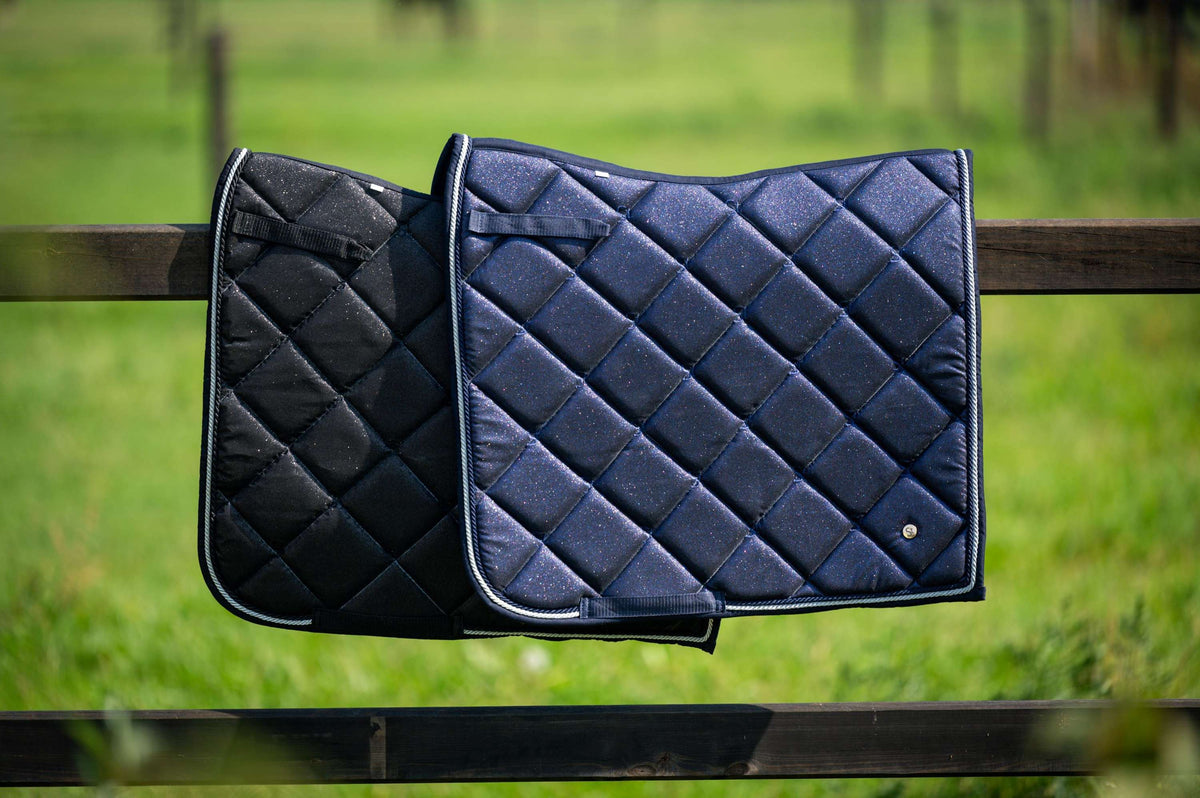 HB Saddlepad Dressage Showtime with Logo Navy