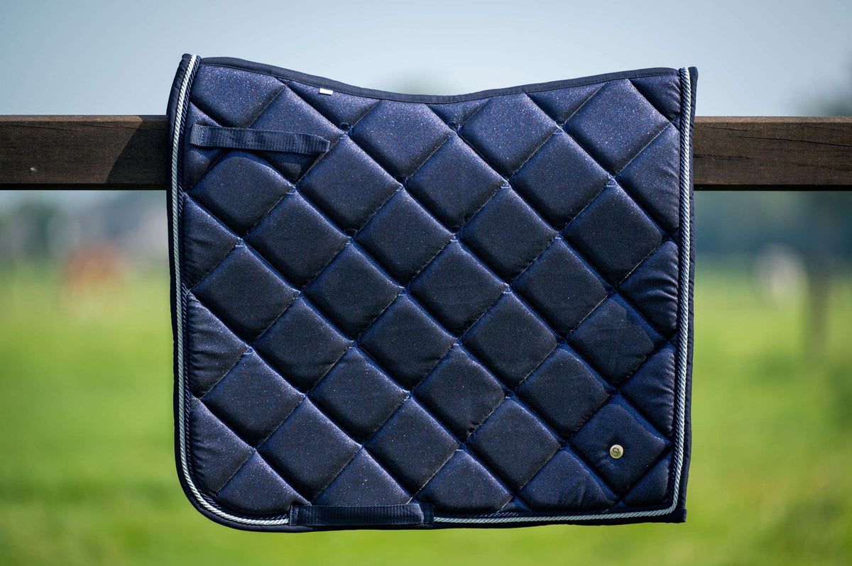 HB Saddlepad Dressage Showtime with Logo Navy