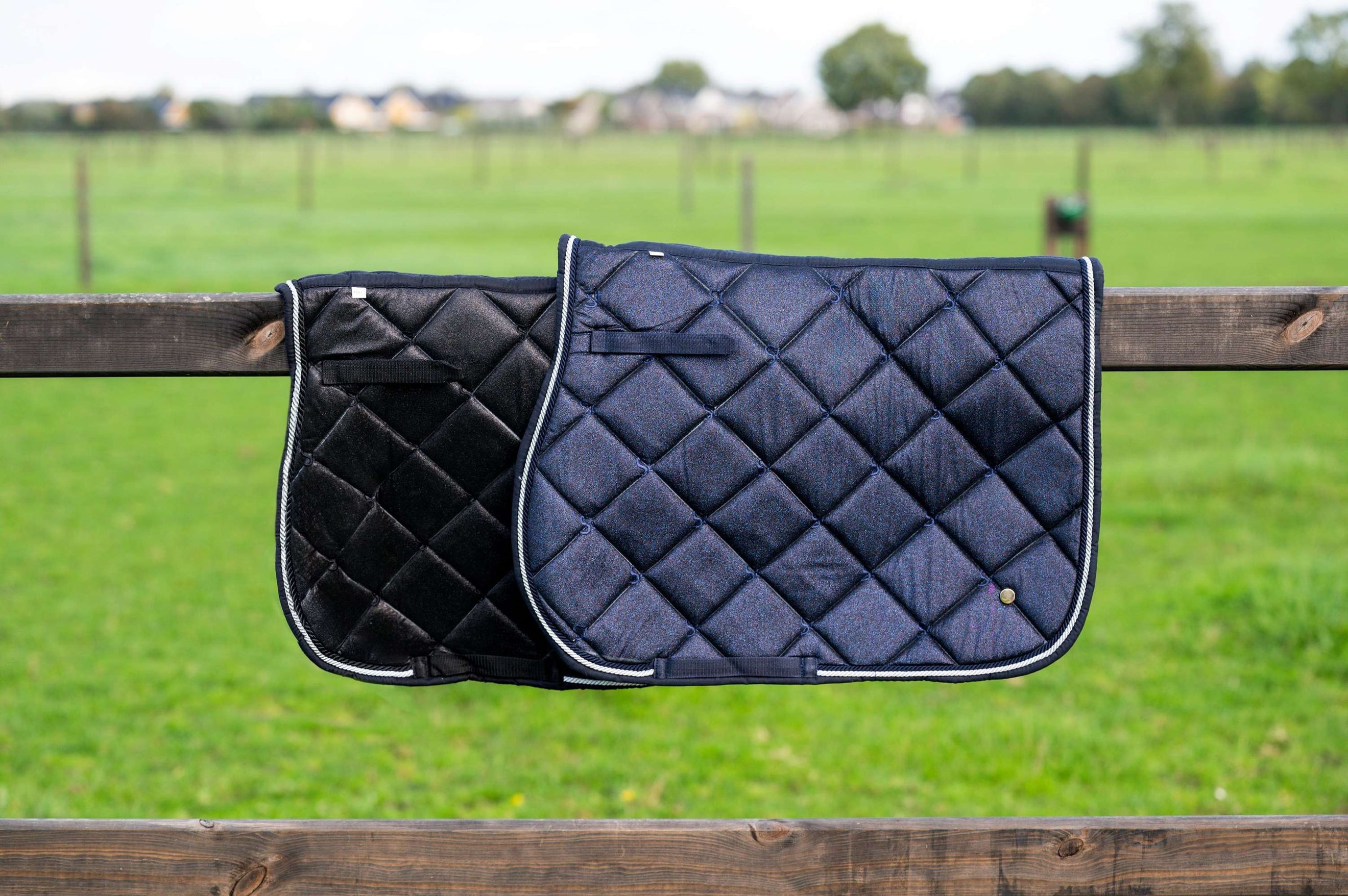 HB Saddle Pad Versatility Showtime with Logo Navy