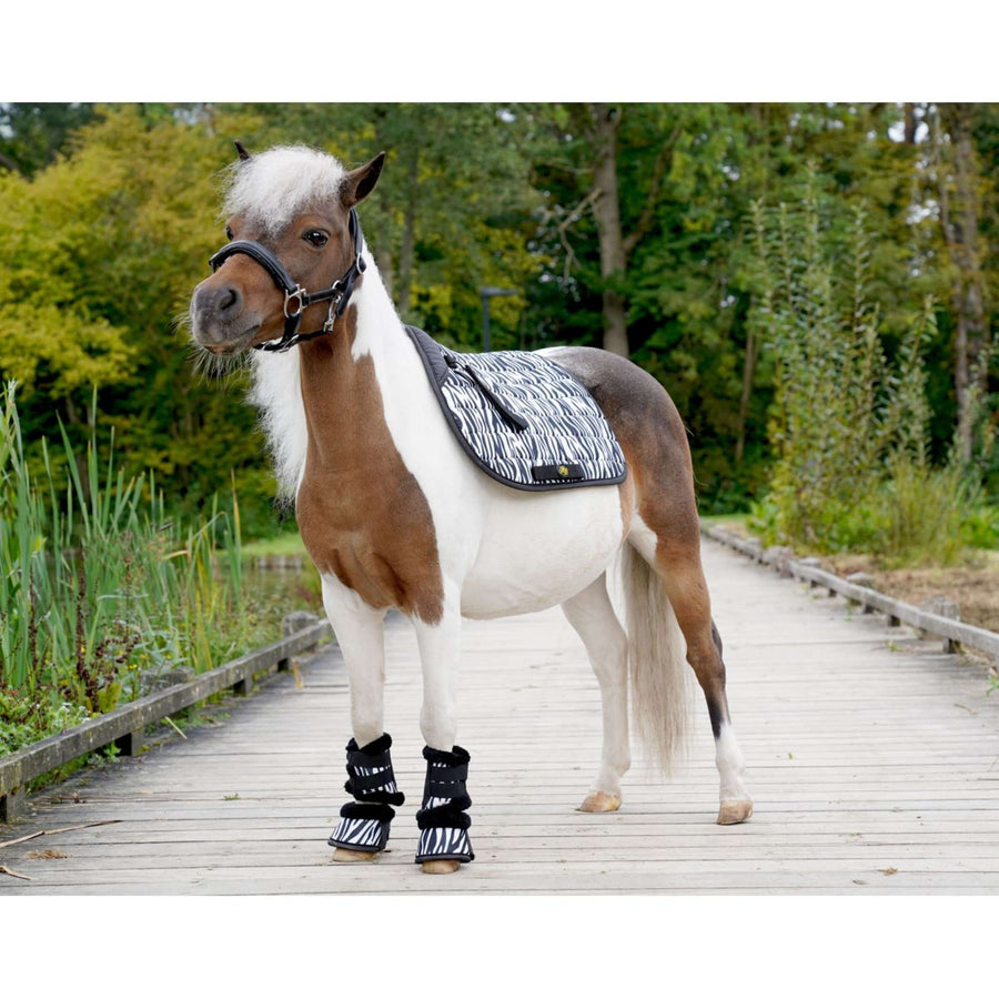 HB Saddlepad Zebra General Purpose Black/White