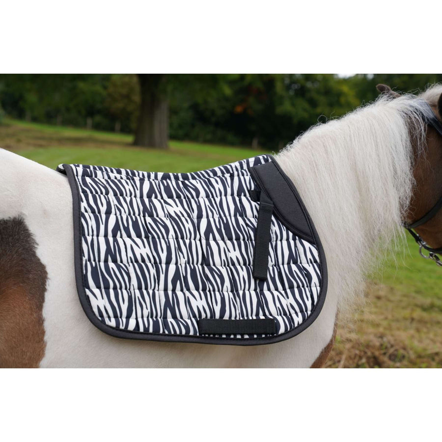 HB Saddlepad Zebra General Purpose Black/White