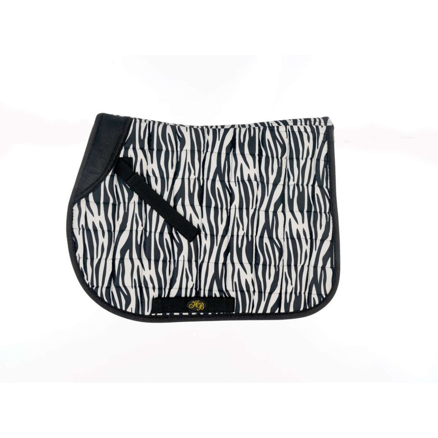 HB Saddlepad Zebra General Purpose Black/White