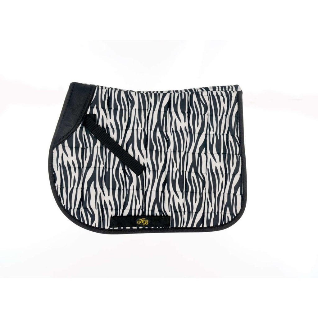 HB Saddlepad Zebra General Purpose Black/White