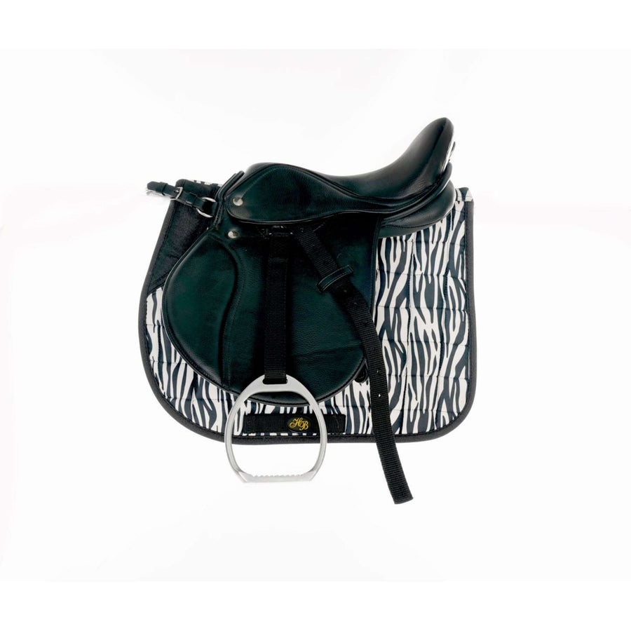 HB Saddlepad Zebra General Purpose Black/White