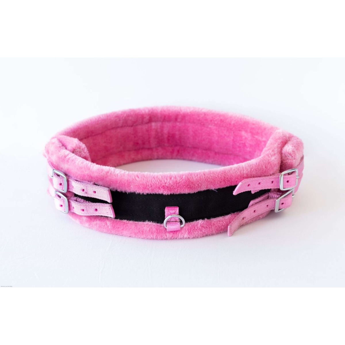 HB Lunging Girth Little Sizes Fur Pink