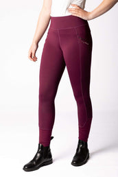 Harry's Horse Riding Legging Avatar Full Grip Bordeaux