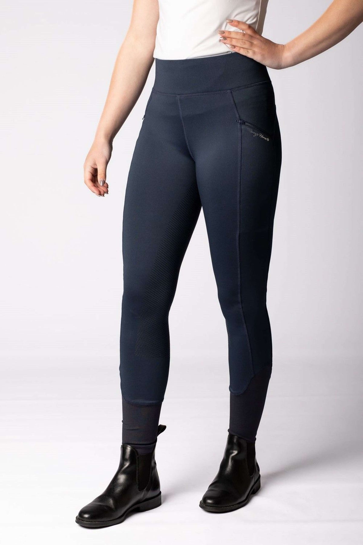 Harry's Horse Riding Legging Avatar Full Grip Navy