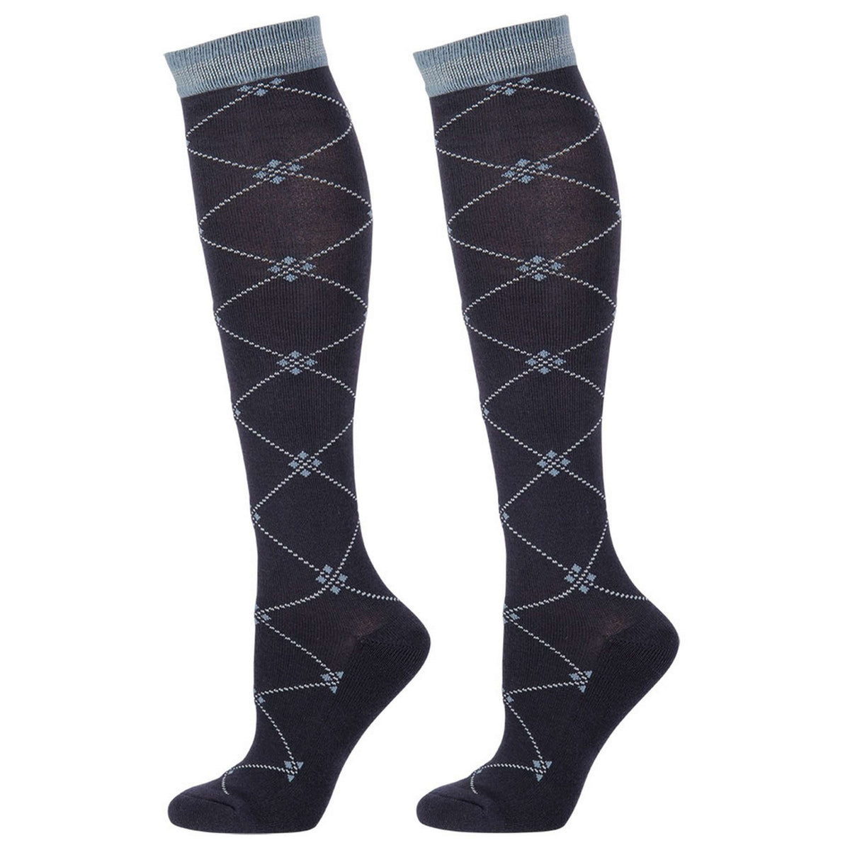 Harry's Horse Riding Socks Ruit Navy/Lightblue/Iceblue