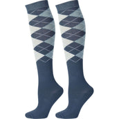 Harry's Horse Socks Argyle Blue