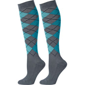 Harry's Horse Socks Argyle Grey