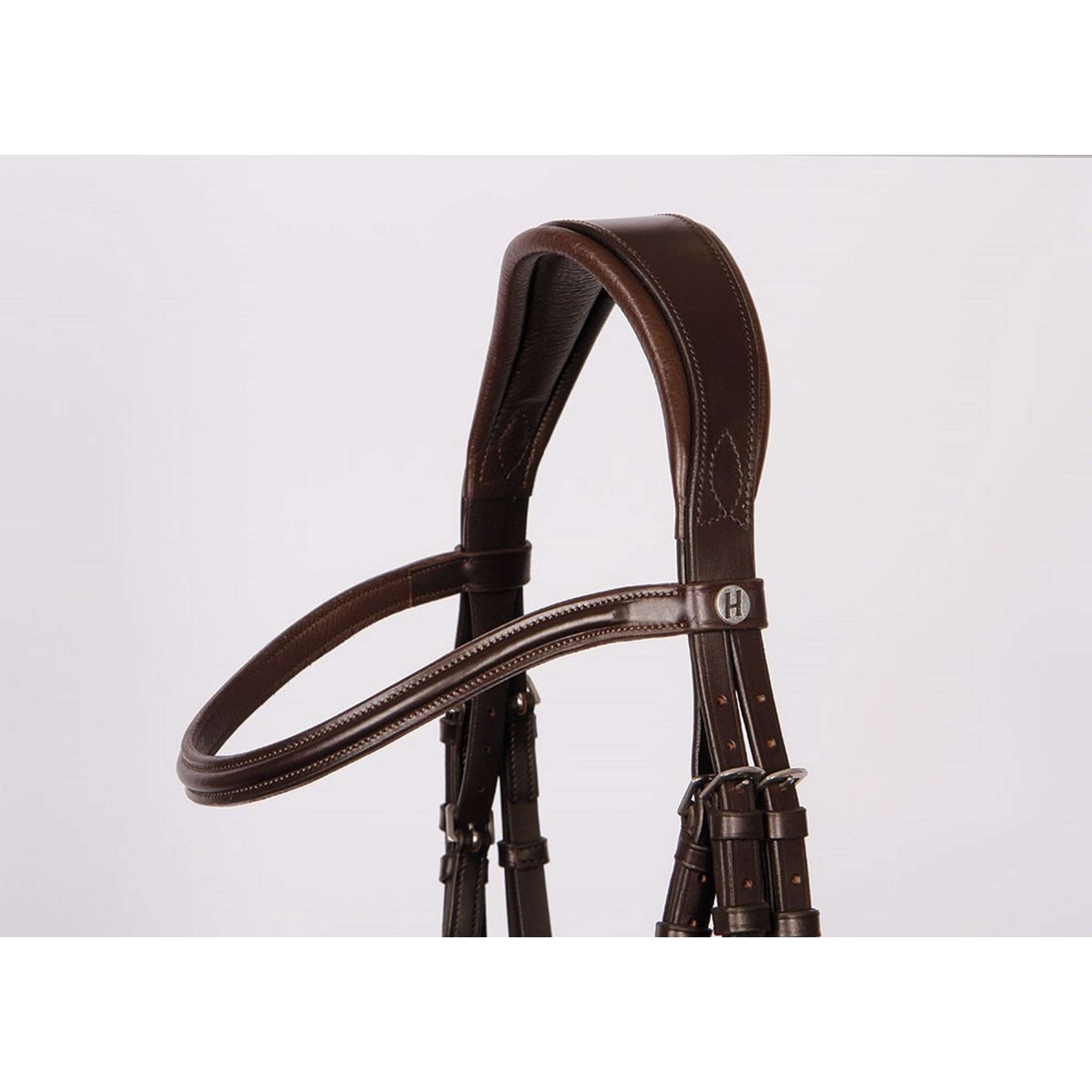 Harry's Horse Bridle Release with an Adjustable Noseband Brown Harry's Horse Bridle Release with an Adjustable Noseband Brown