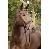 Harry's Horse Bridle Luxury Combined Noseband Black