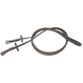 Harry's Horse Leather Reins with Rubber Side Brown