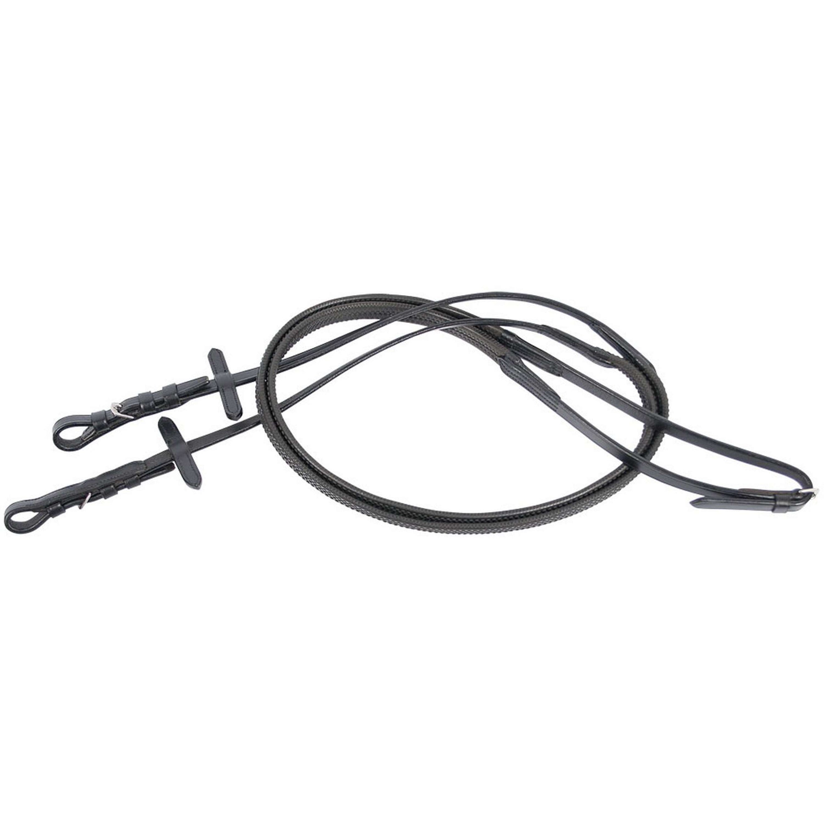 Harry's Horse Reins Soft Rubber Black