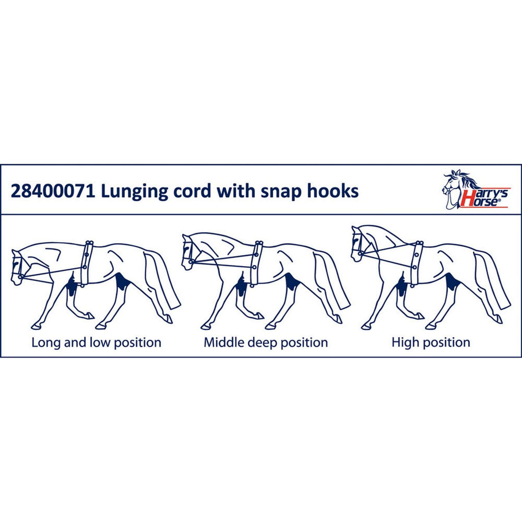Harry's Horse Lunging Cord with Snap Hooks