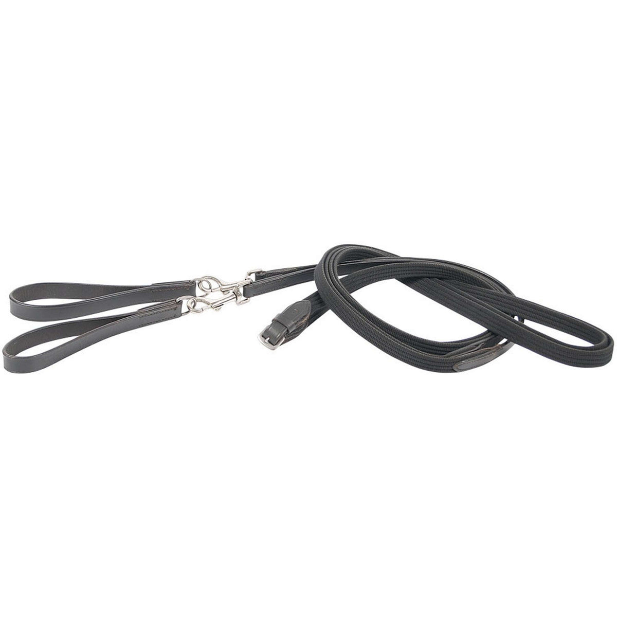 Harry's Horse Drawrein with 2 Snaphooks Black