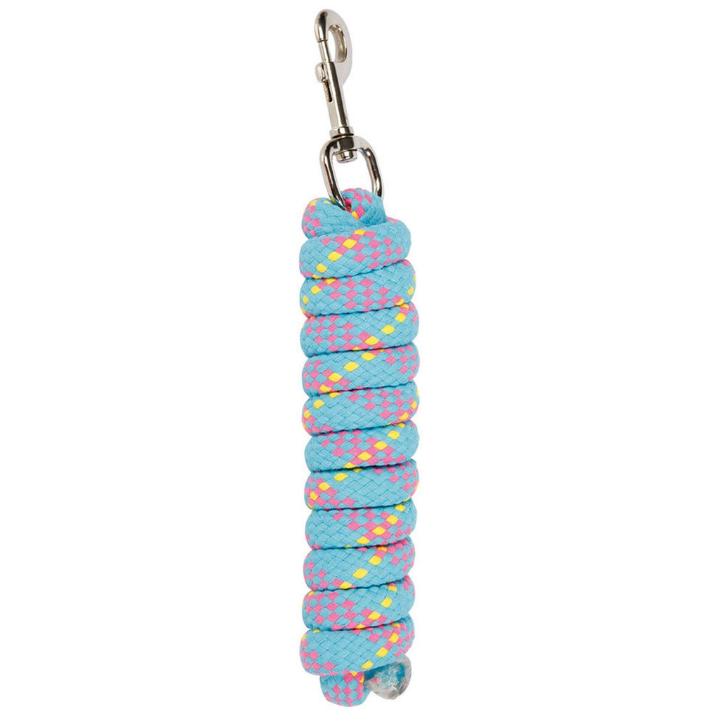 Harry's Horse Mounty Leadrope Snap Hook Blue/Pink/Yellow