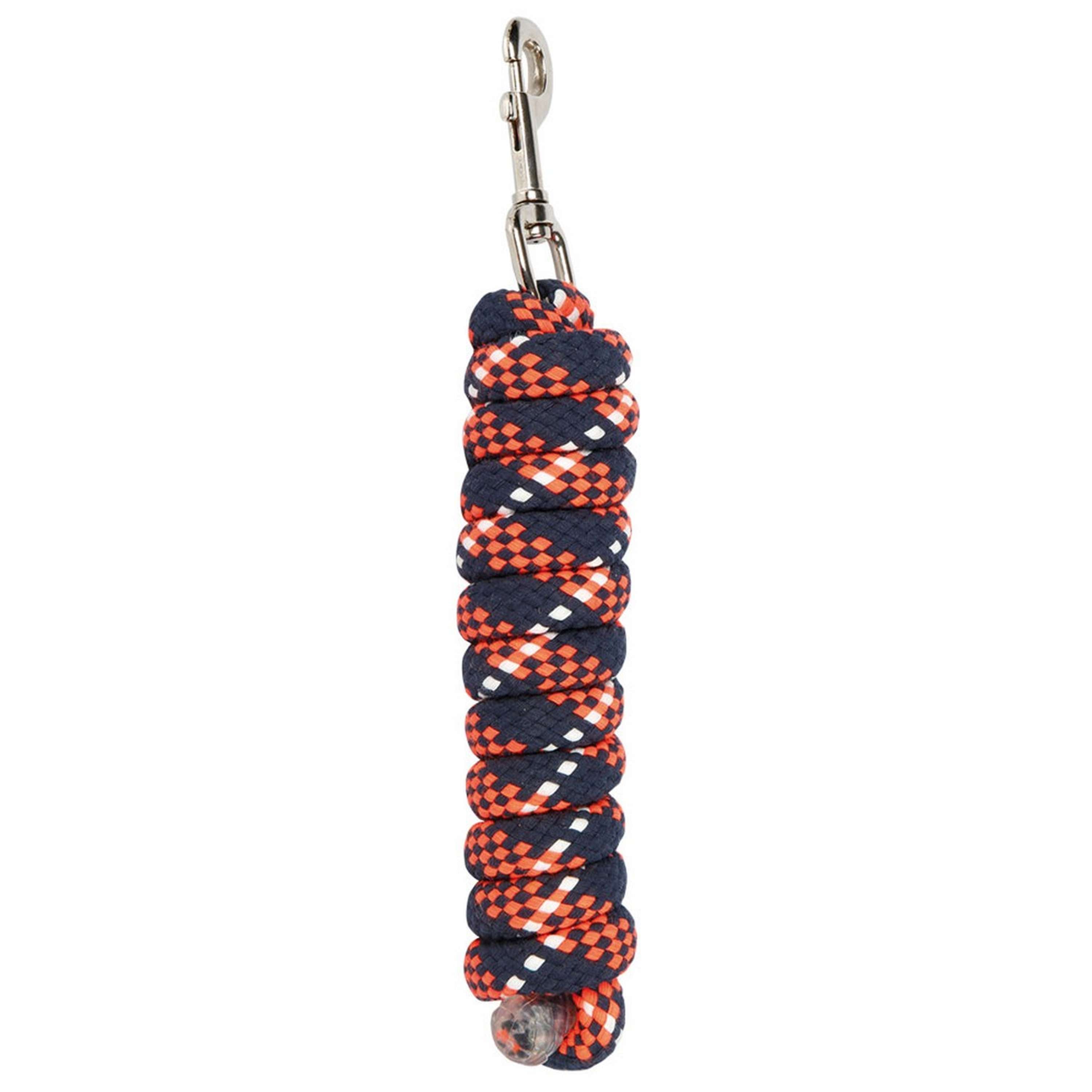 Harry's Horse Mounty Leadrope Snap Hook Navy/Orange/White
