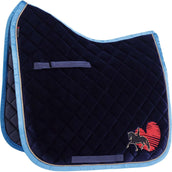 Harry's Horse Saddlepad Friesian Style Dressage Navy