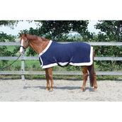 Harry's Horse Fleece Rug Formal Model with a Belly Bib Navy