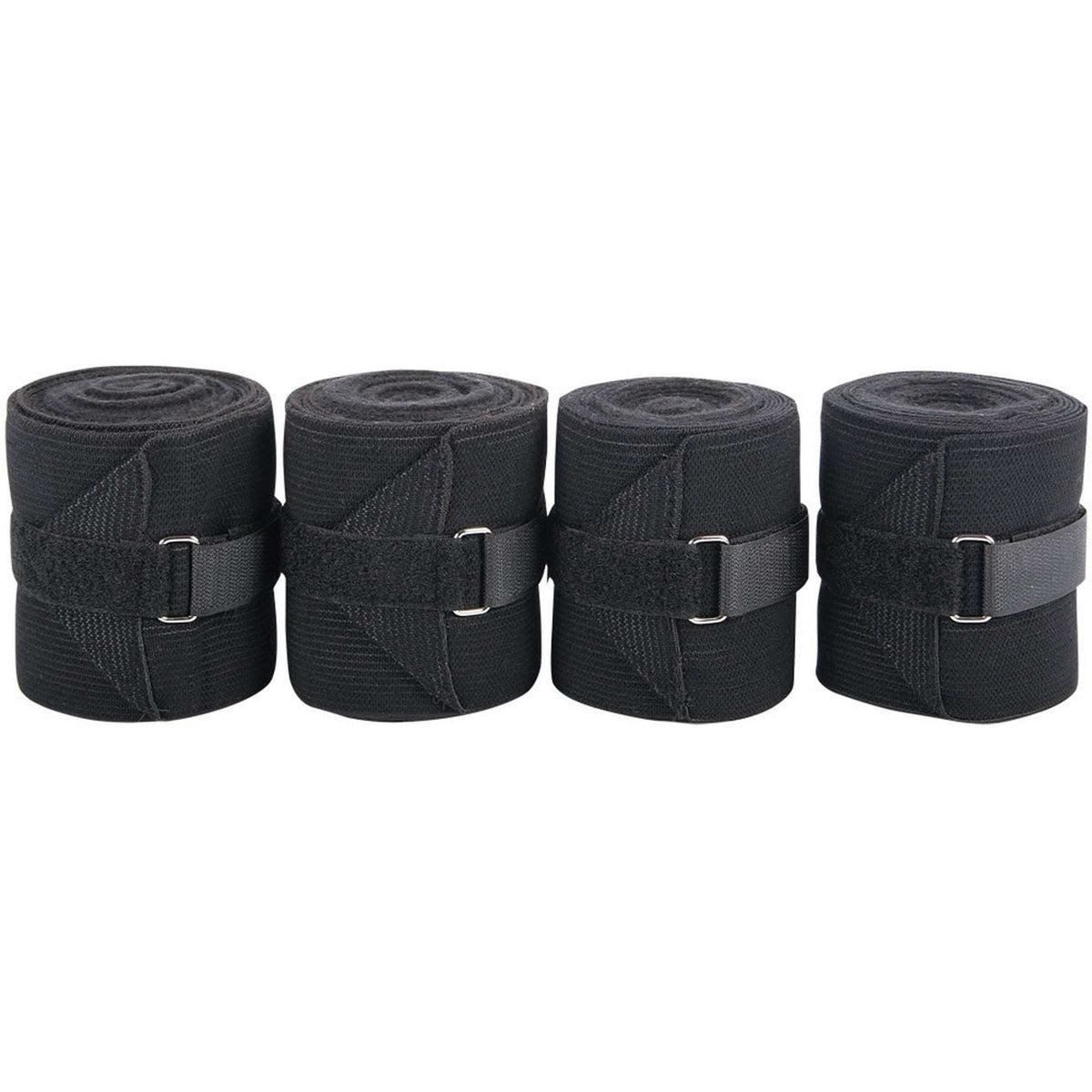 Harry's Horse Bandages Elastic with Fleece Black