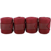 Harry's Horse Bandages Fleece 4 Pieces Bordeaux