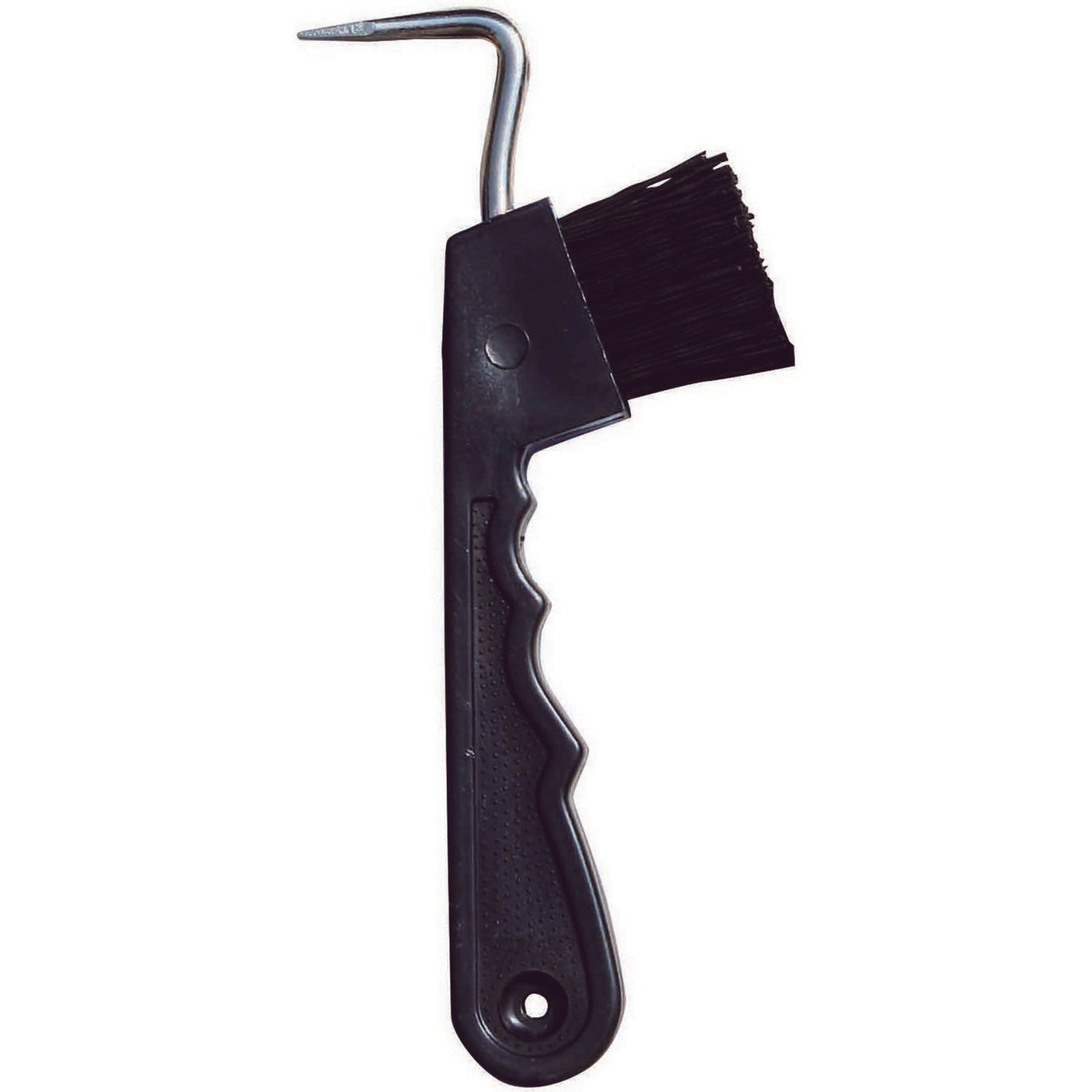 Harry's Horse Iec Hoof Pick with Brush Black