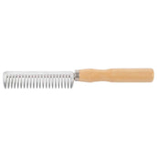 Harry's Horse Aluminium Mane Comb Wooden Handle