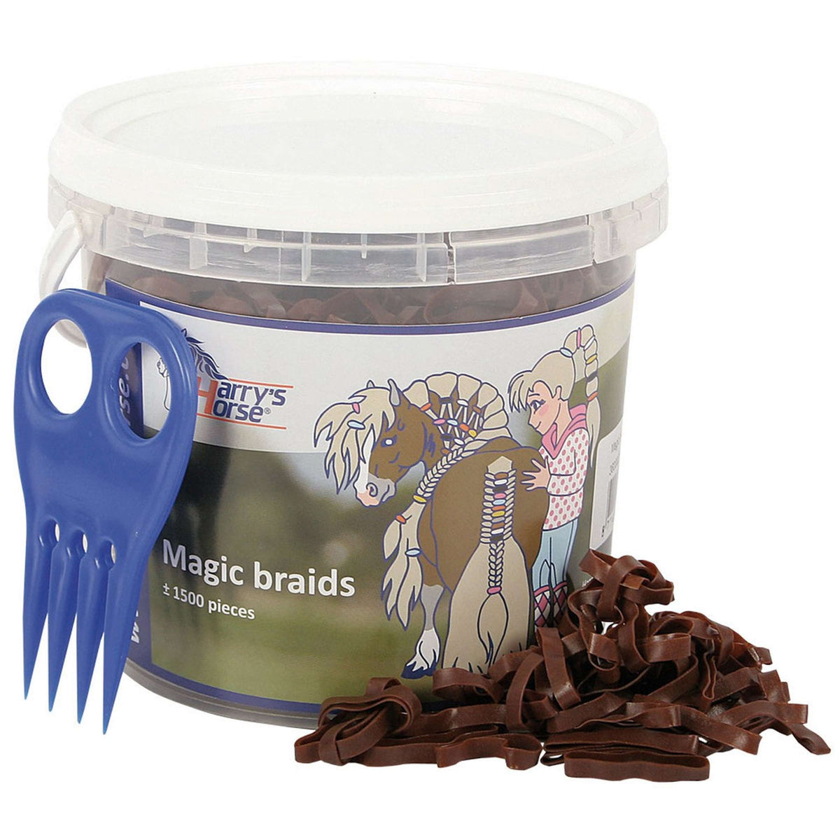 Harry's Horse Magic Braids Bucket Brown