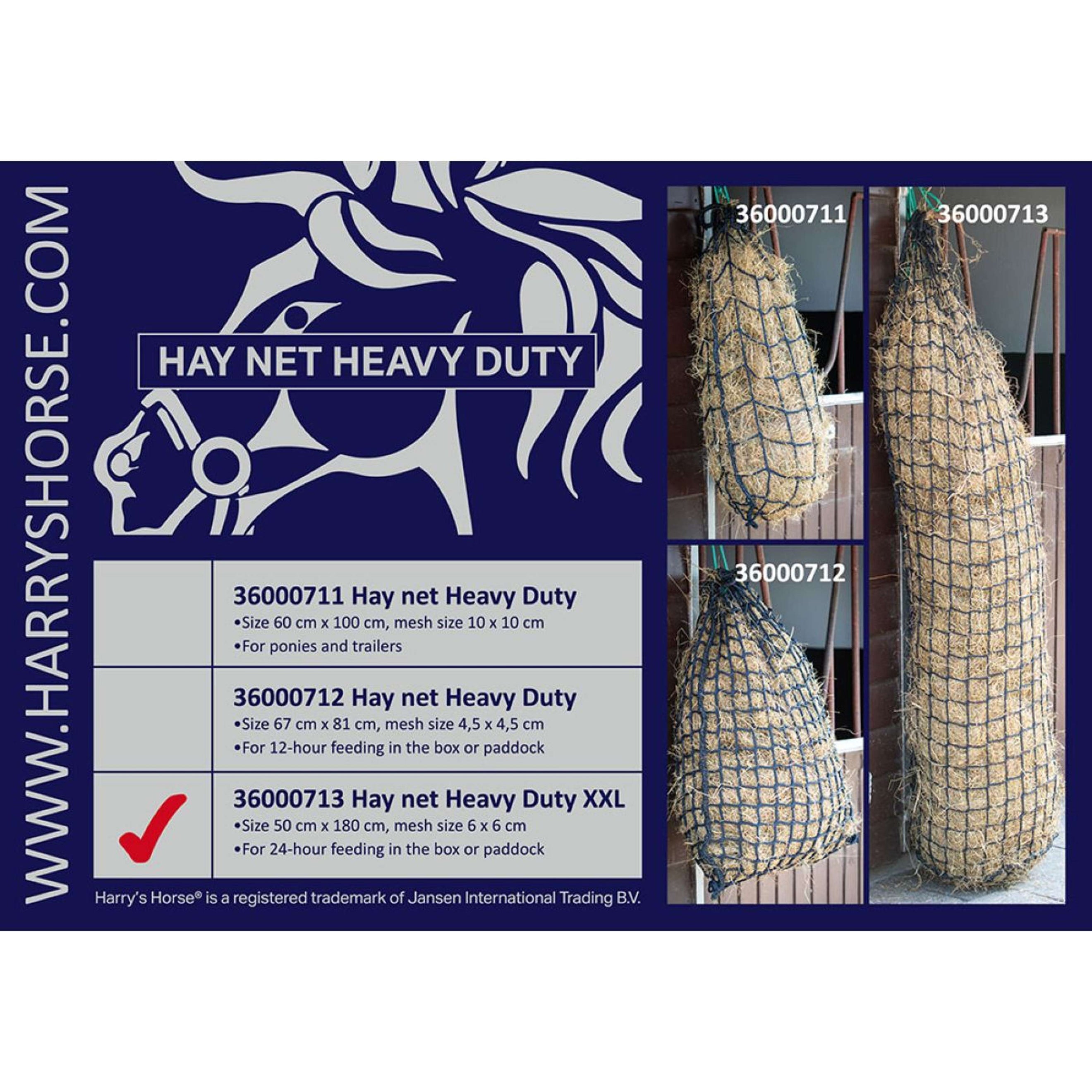 Harry's Horse Hay Net Heavy duty Navy Harry's Horse Hay Net Heavy duty Navy