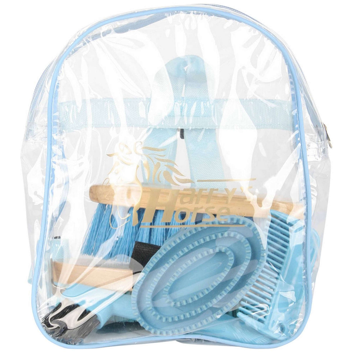 Harry's Horse Backpack Grooming Kit Lightblue