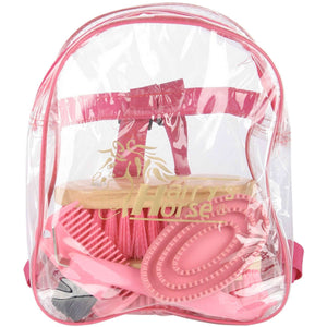 Harry's Horse Backpack Grooming Kit Pink