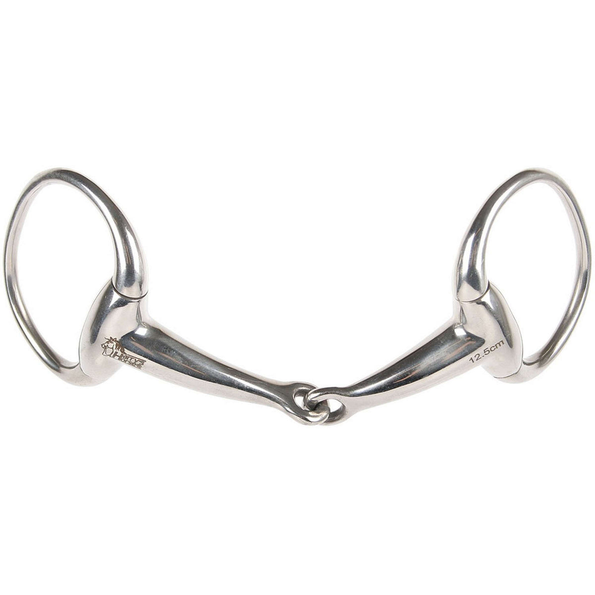 Harry's Horse Eggbut Snaffle Solid Mouthpiece RVS