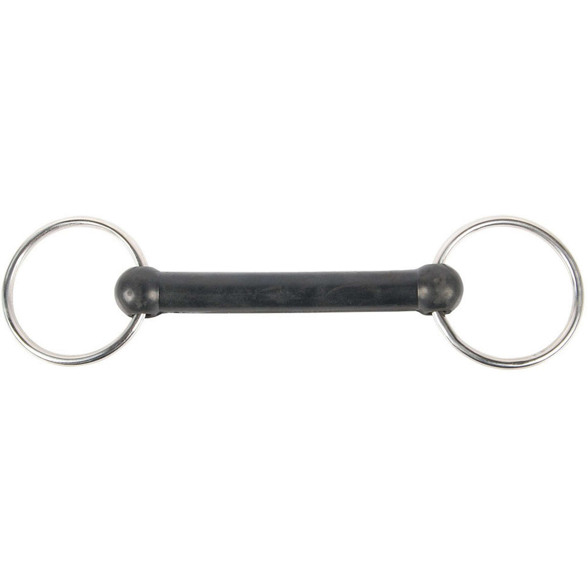 Harry's Horse Loose Ring Snaffle with Flexible Rubber Mouth