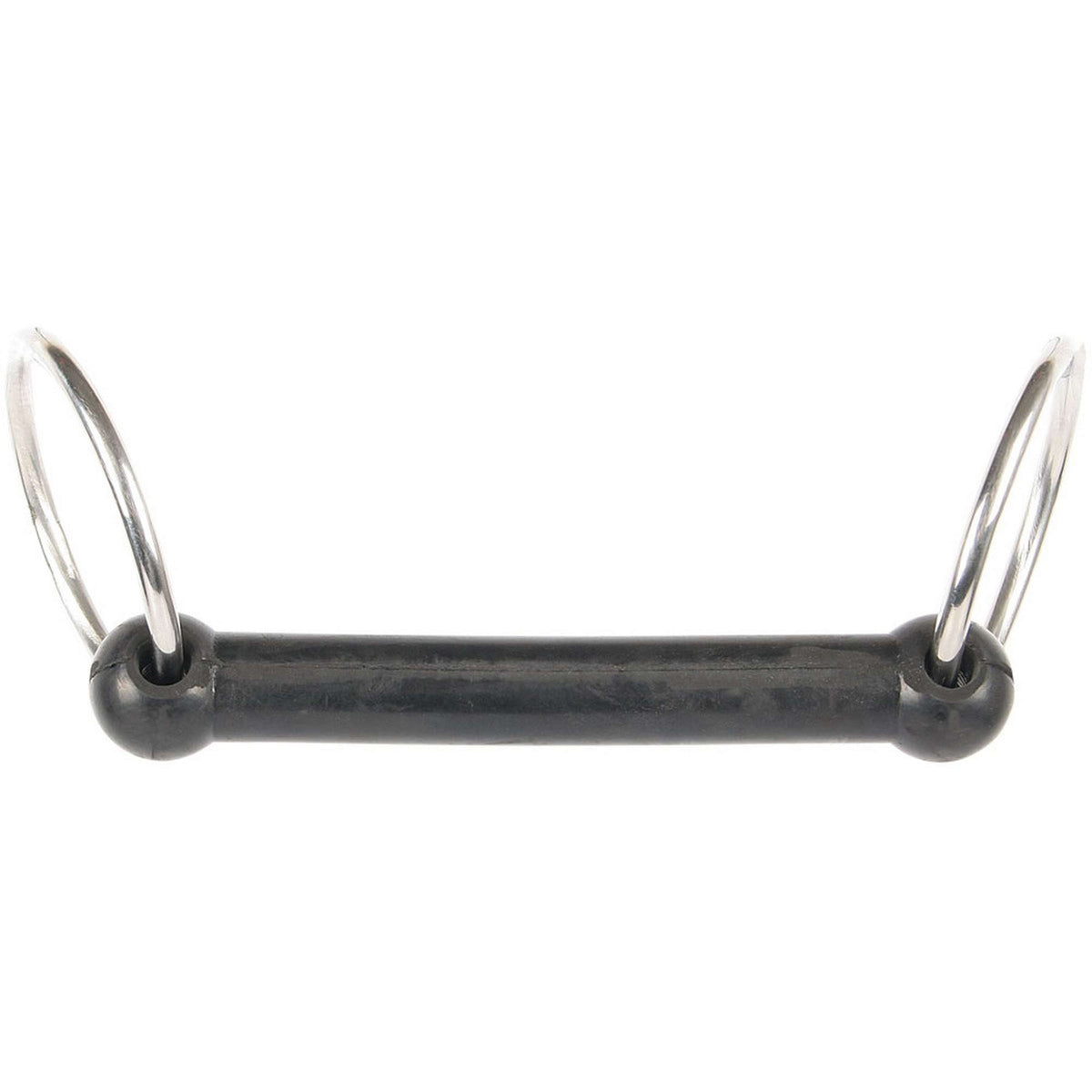 Harry's Horse Loose Ring Snaffle with Flexible Rubber Mouth