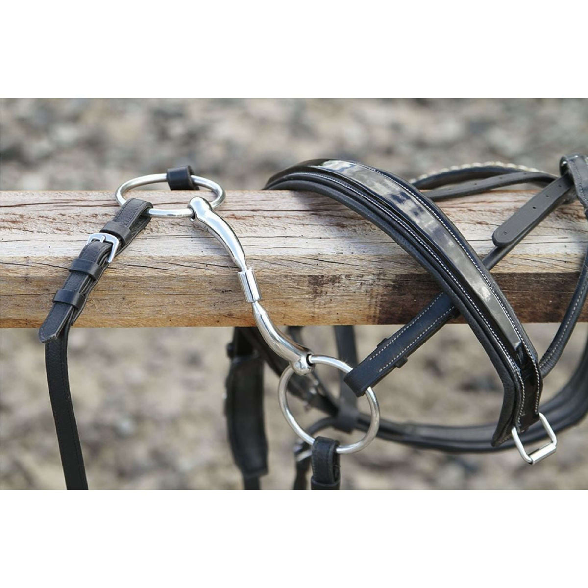 Harry's Horse Loose Ring Snaffle Anatomic Double Broken R-Roll