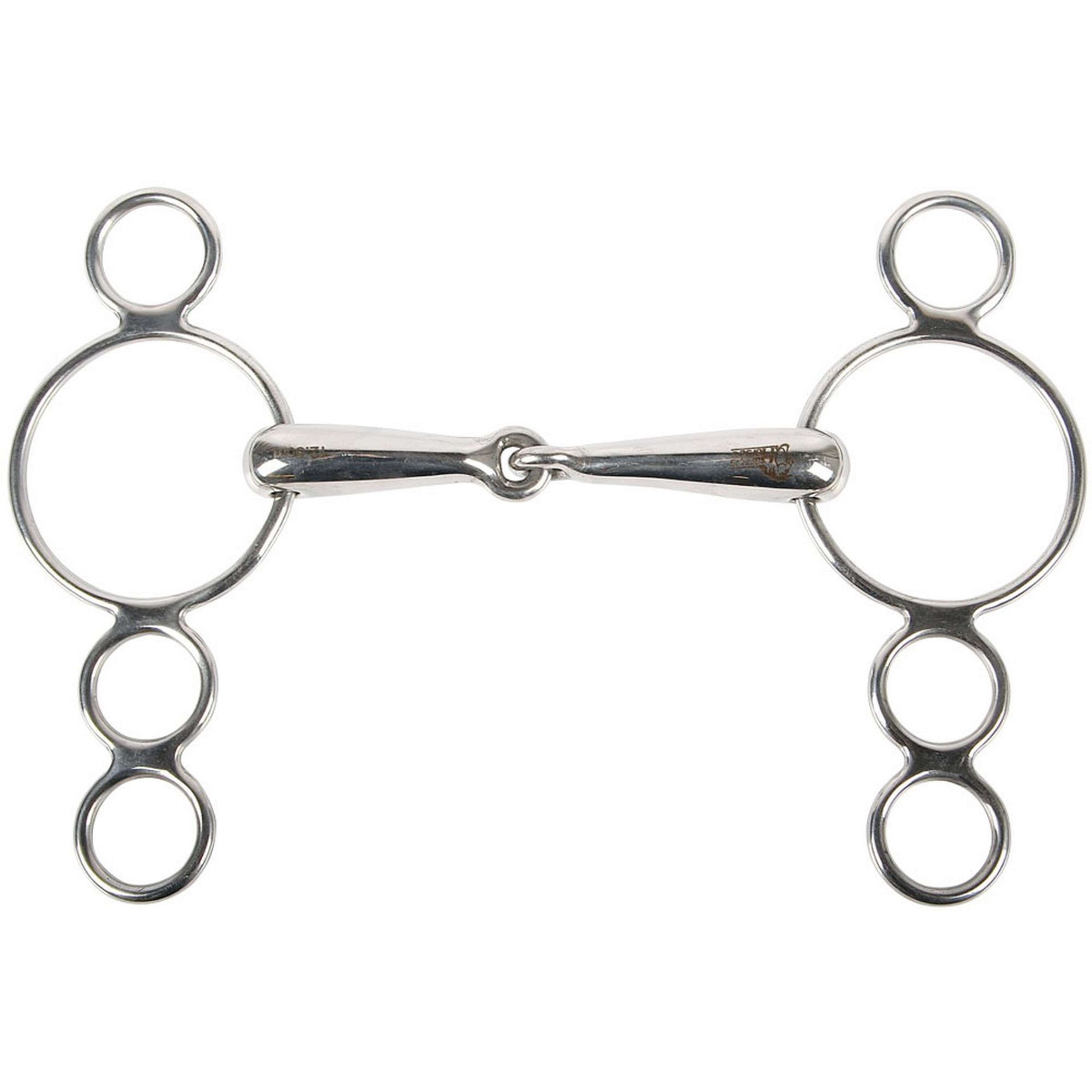 Harry's Horse Ring Snaffle with 3 Extra Rings