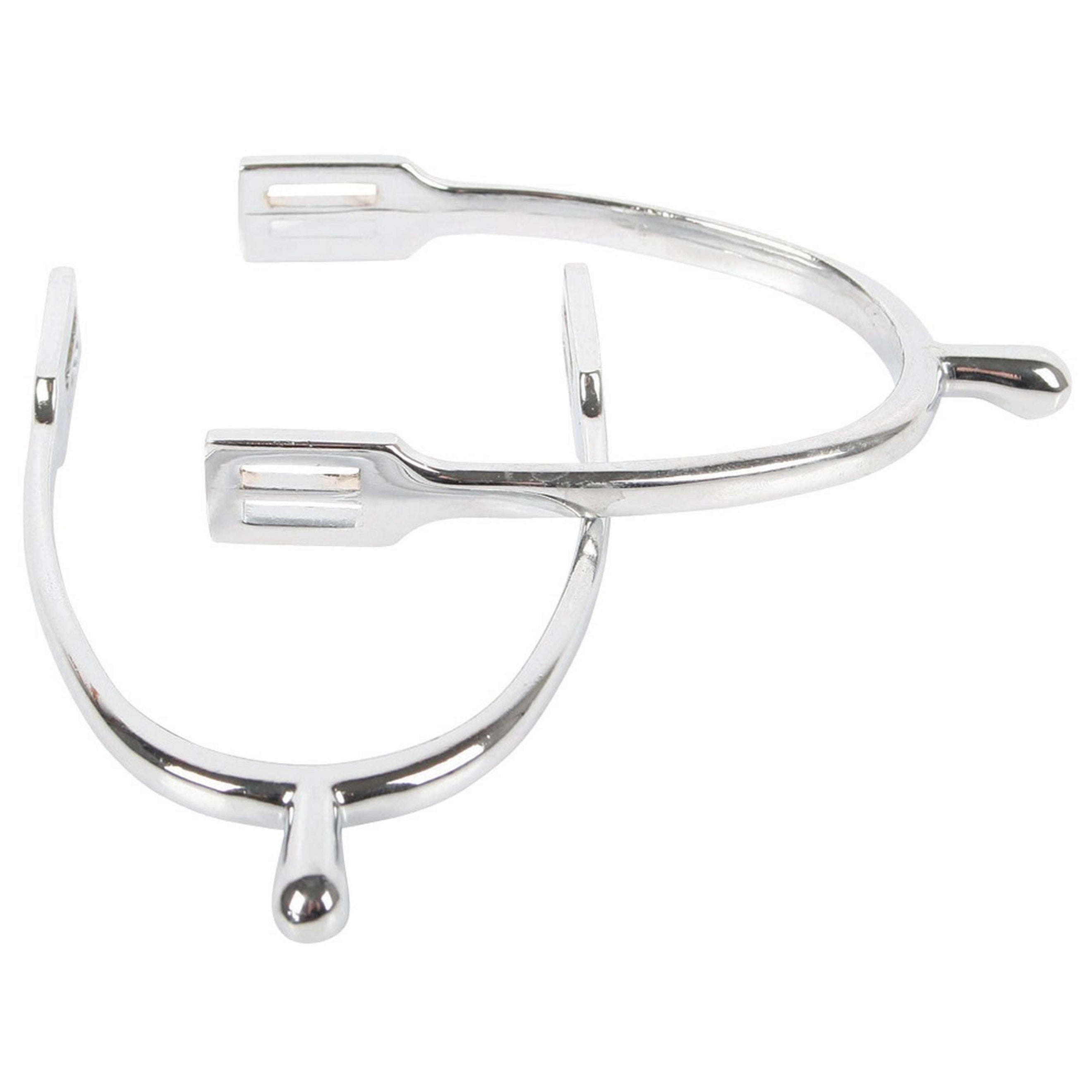 Harry's Horse Chrome Plated Ball-end spurs with Knob End Harry's Horse Chrome Plated Ball-end spurs with Knob End