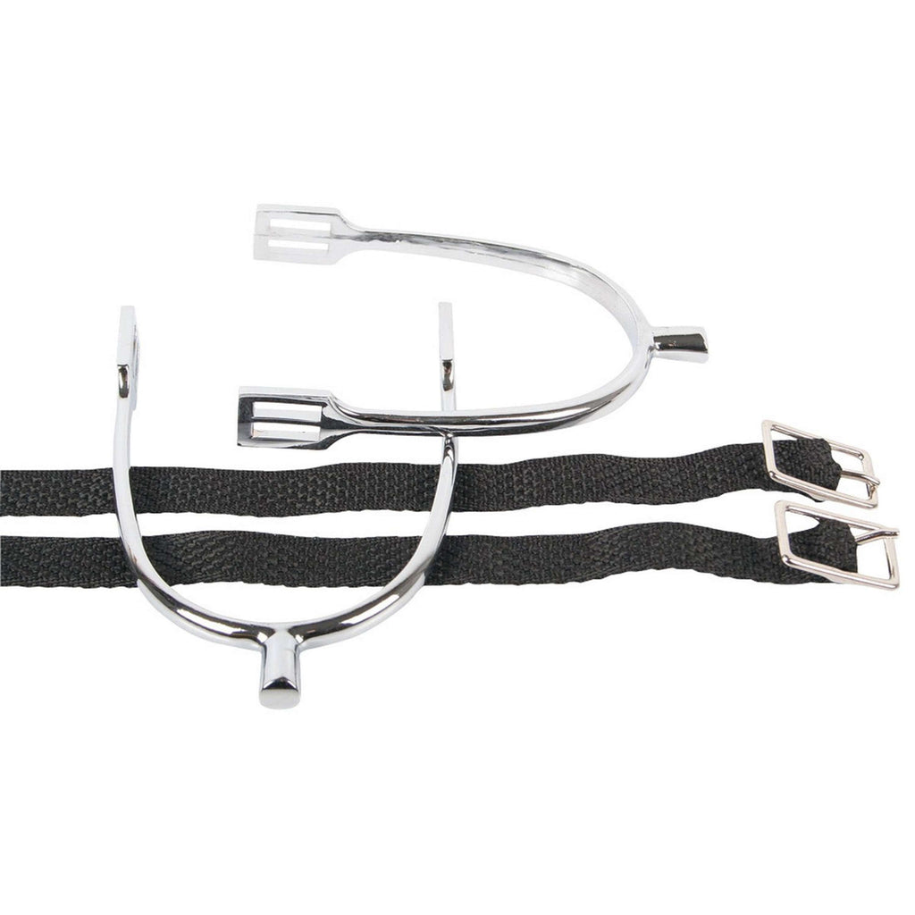 Harry's Horse Chrome Plated Pow Ball-end spurs Complete