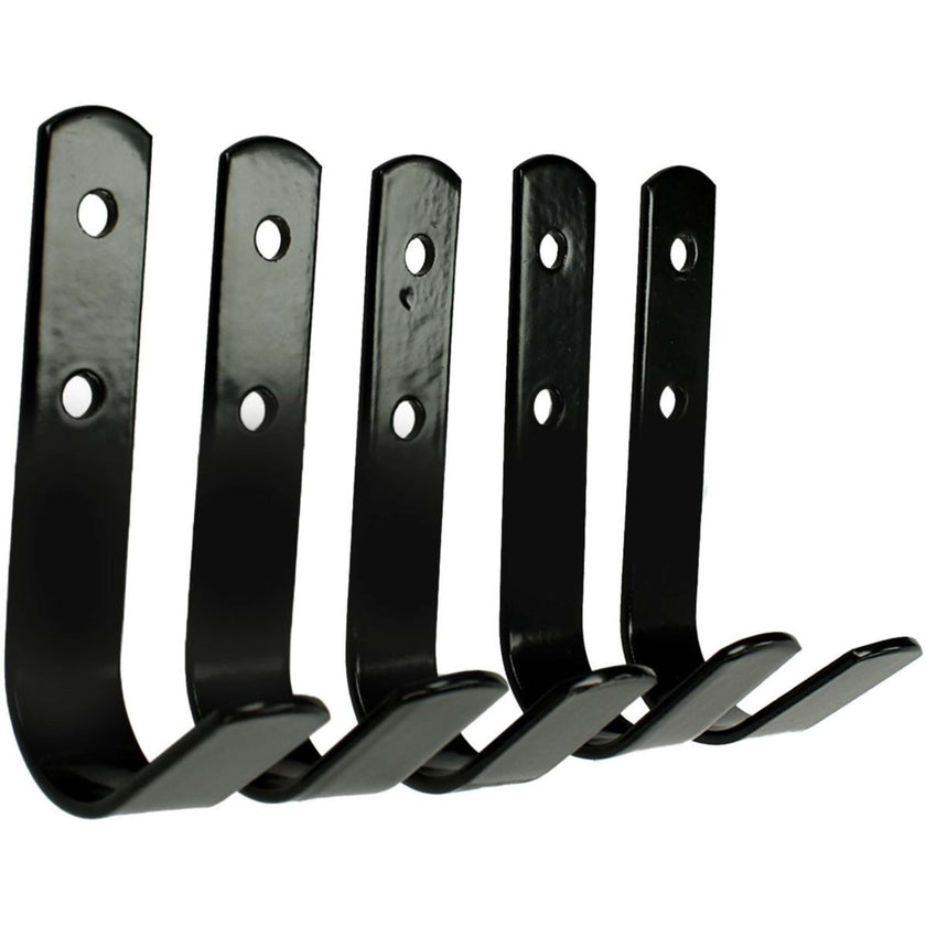 Harry's Horse Multi Purpose Hooks 5 Pieces Black