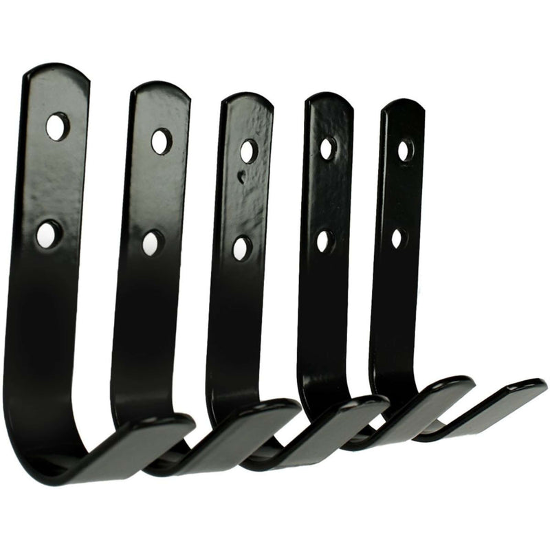 Harry's Horse Multi Purpose Hooks 5 Pieces Black