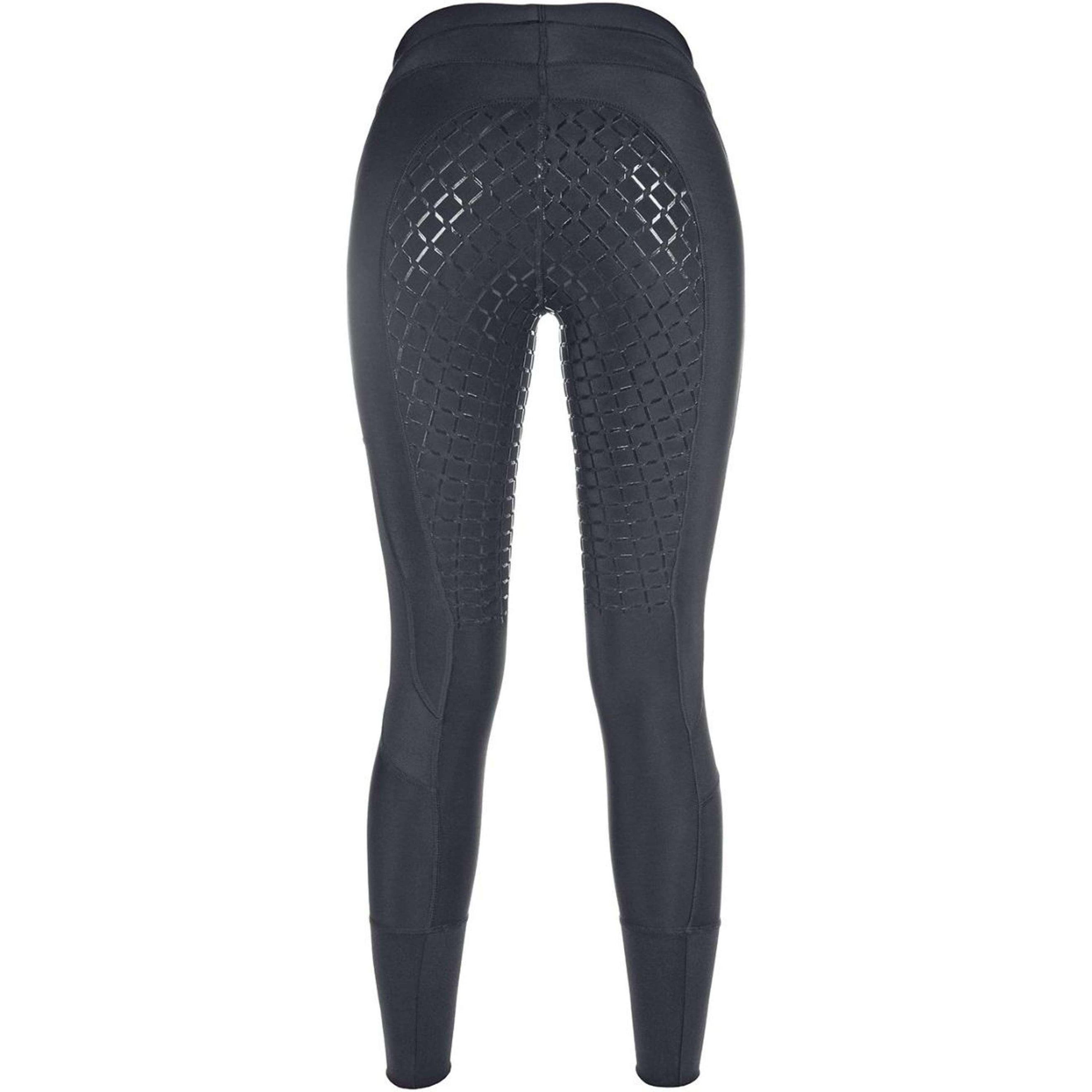 HKM Riding Legging Mesh Silicon Seat Black