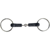 HKM Loose Ring Snaffle 18mm Rubber Black