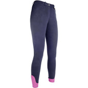 HKM Breeches Kate Silicone Knee Darkblue