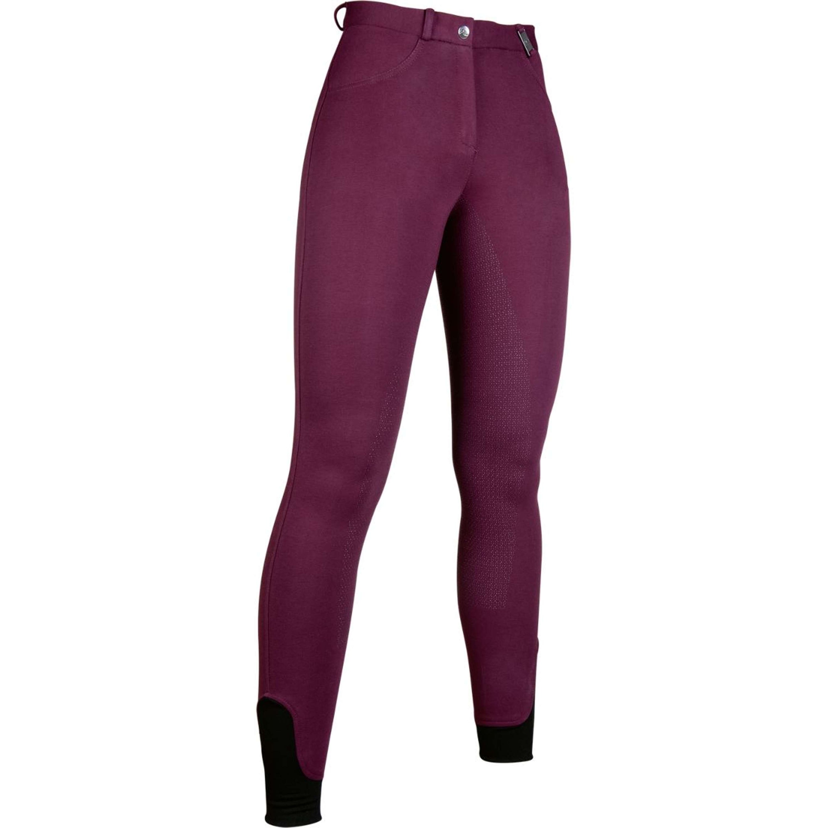 HKM Breeches Kate Silicon Seat Bordeaux