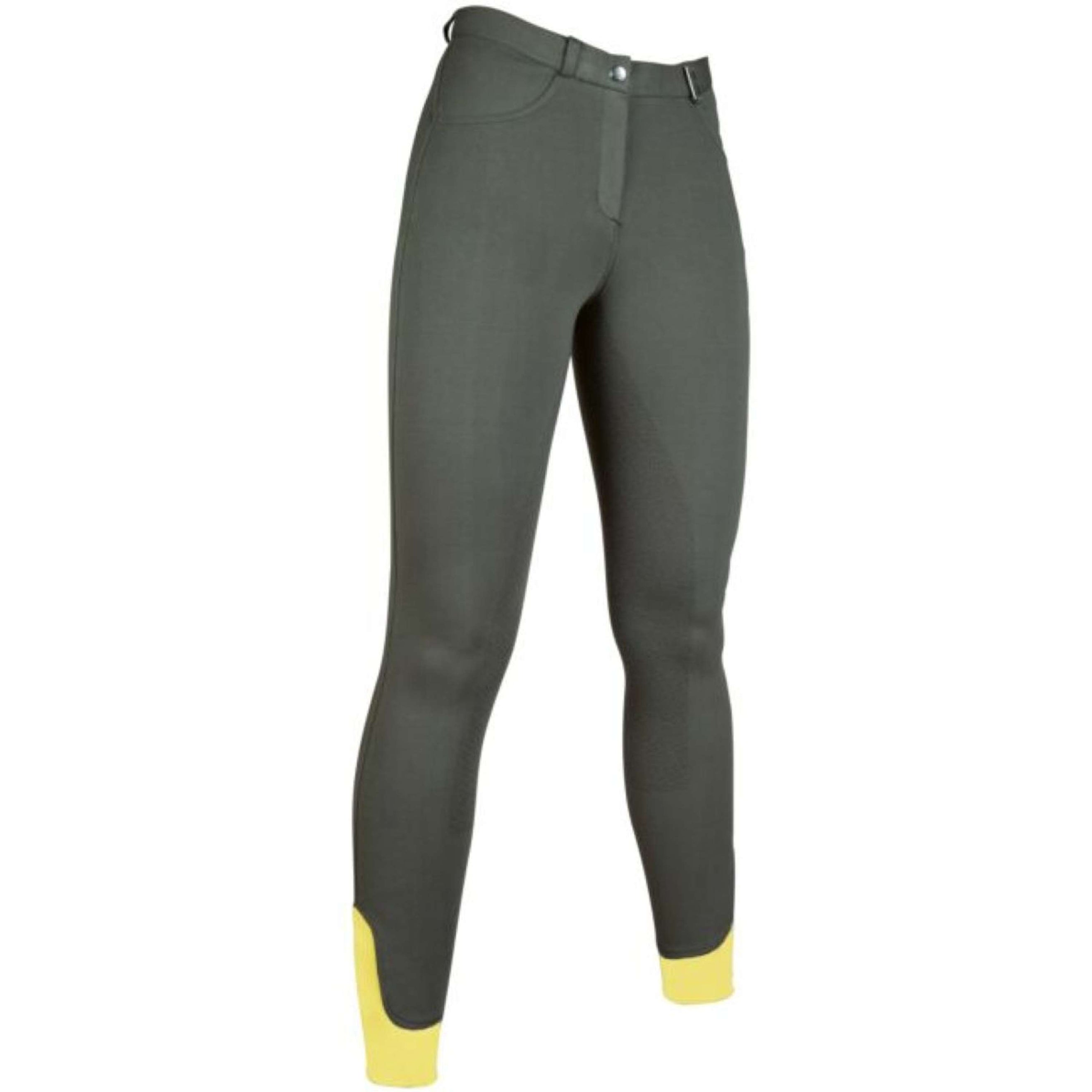 HKM Breeches Kate Silicon Seat Olive Green