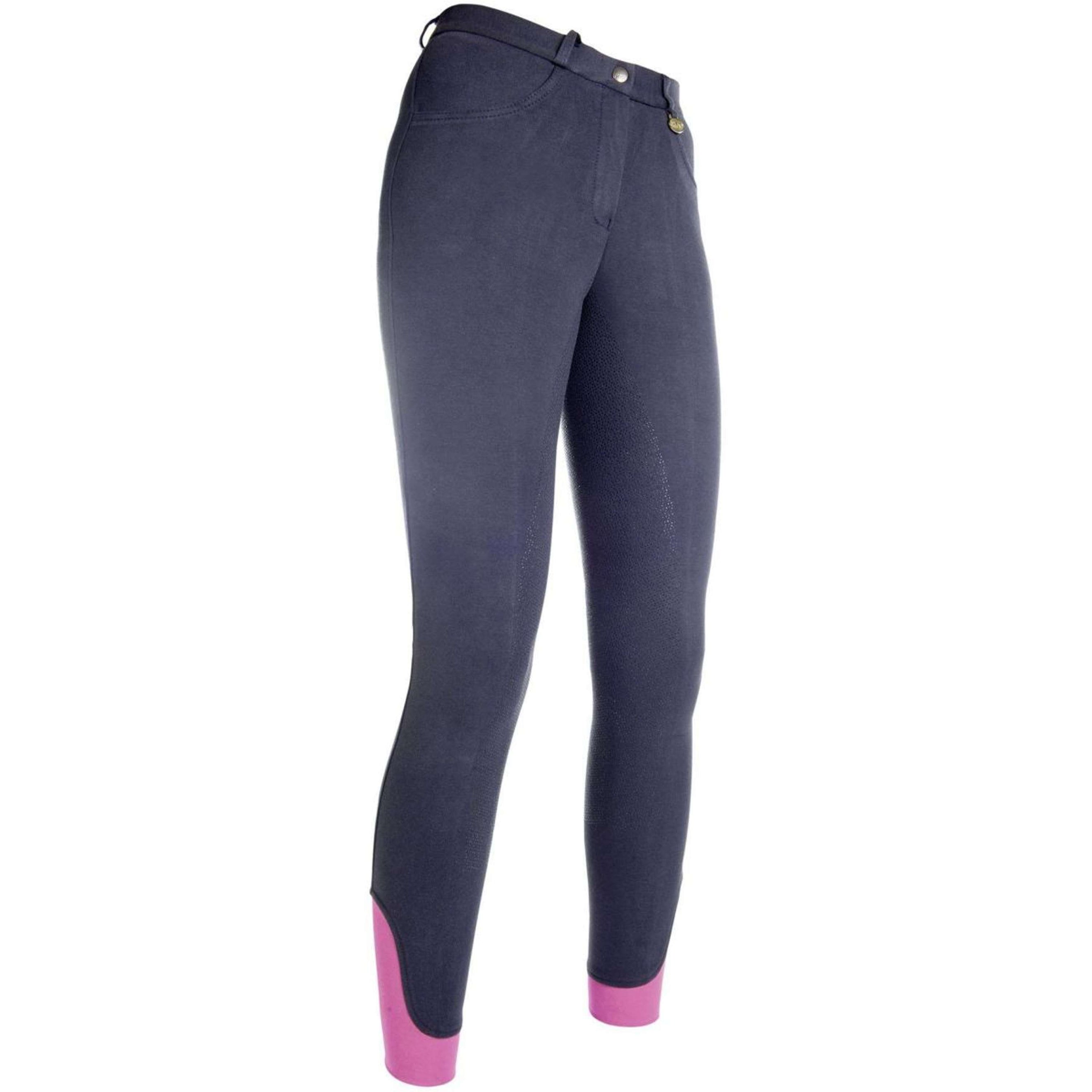 HKM Breeches Kate Kids Silicon Seat Darkblue