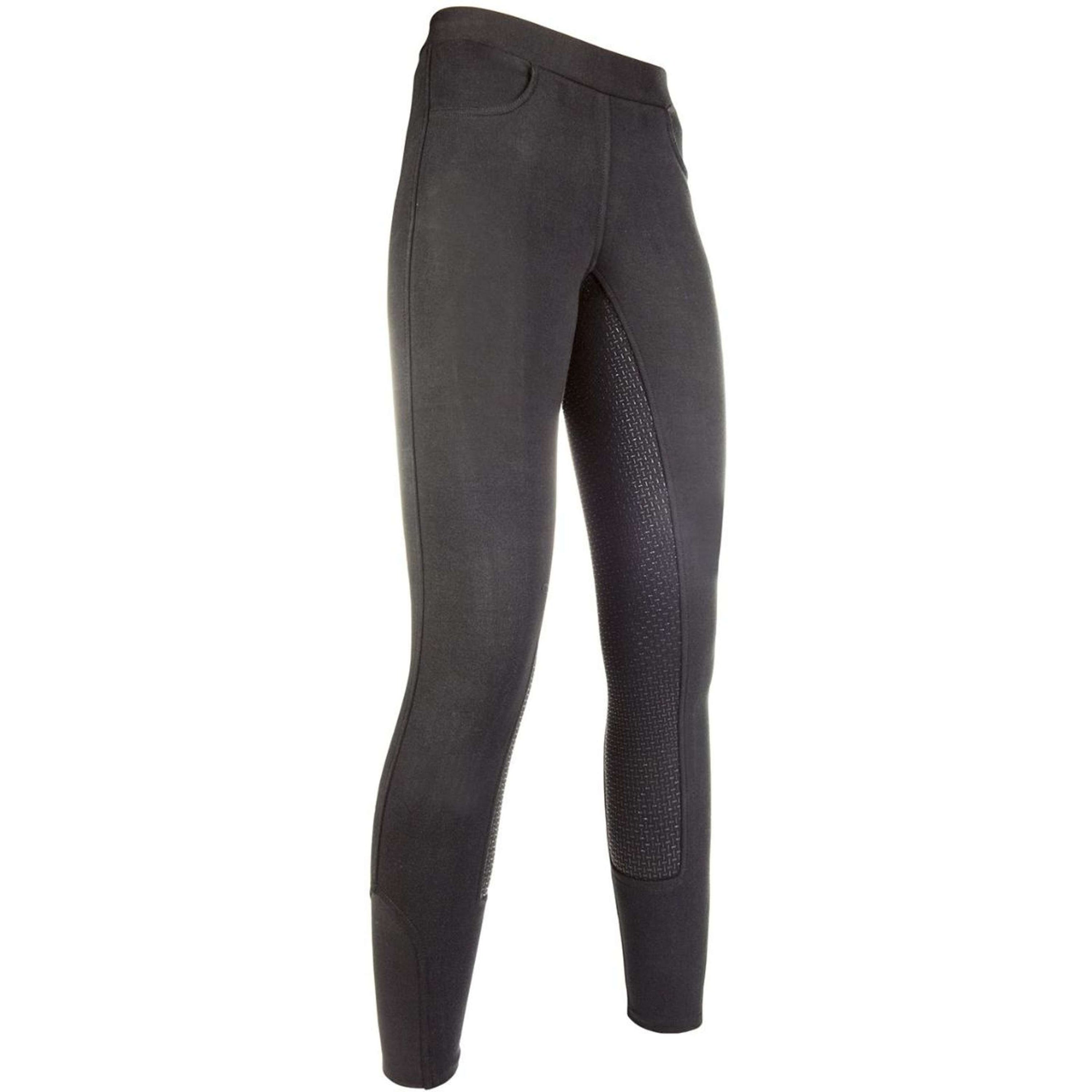 HKM Legging Yvi Siliconen Fullseat Black